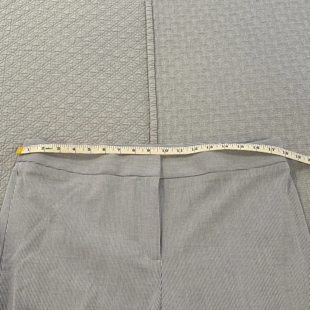 Talbots Blue and White Seersucker Striped Jacket and Pants - Picture 12 of 13